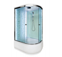 Душевая кабина DETO ЕМ4511 L 110х80 см с LED-подсветкой
