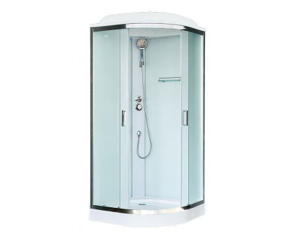 Душевая кабина Royal Bath RB 90HK5-WC-CH 90х90 см, с матовыми стеклами