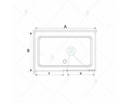 Душевой уголок RGW SV-42B (SV-12B + Z-05B) 140x70, прозрачное стекло
