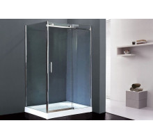 Душевое ограждение Royal Bath RB8012B-R 120х80 см, с прозрачными стеклами, правостороннее