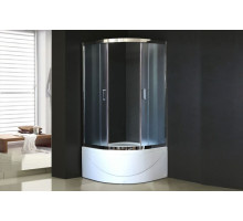 Душевой уголок Royal Bath RB 100BK-C-CH 100х100 см, с матовыми стеклами