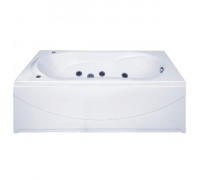 Ванна акриловая Bas Ахин 170х80х60, прямоугольная, с гидромассажем